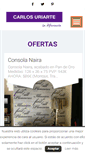 Mobile Screenshot of carlosuriarte.com